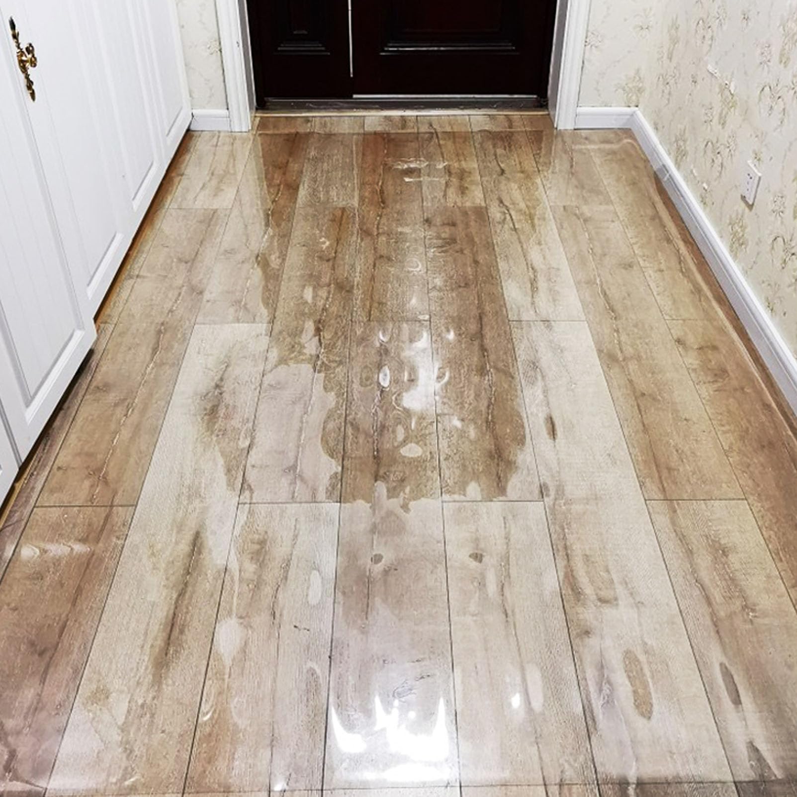 PVC Alfombra Silla Oficina,Dining Chair Mat,Transparente Tapete Antideslizante para Parquet Protector Suelo Silla Oficina,Personalizable Tamaño (Transparent,2mm,120x250cm)