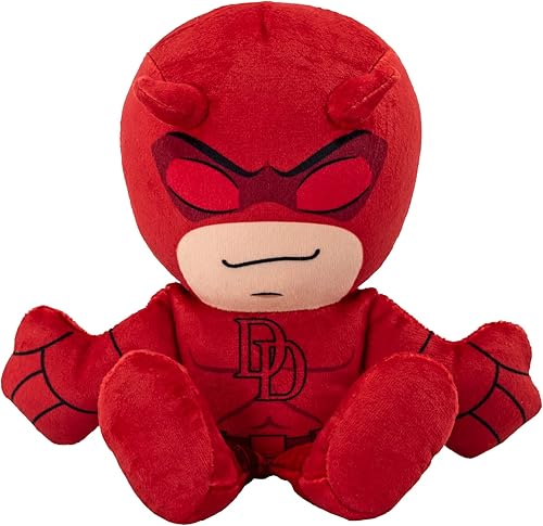 Bleacher Creatures Marvel Daredevil Kuricha - Peluche de 8 pulgadas, suave inspirado en Chibi