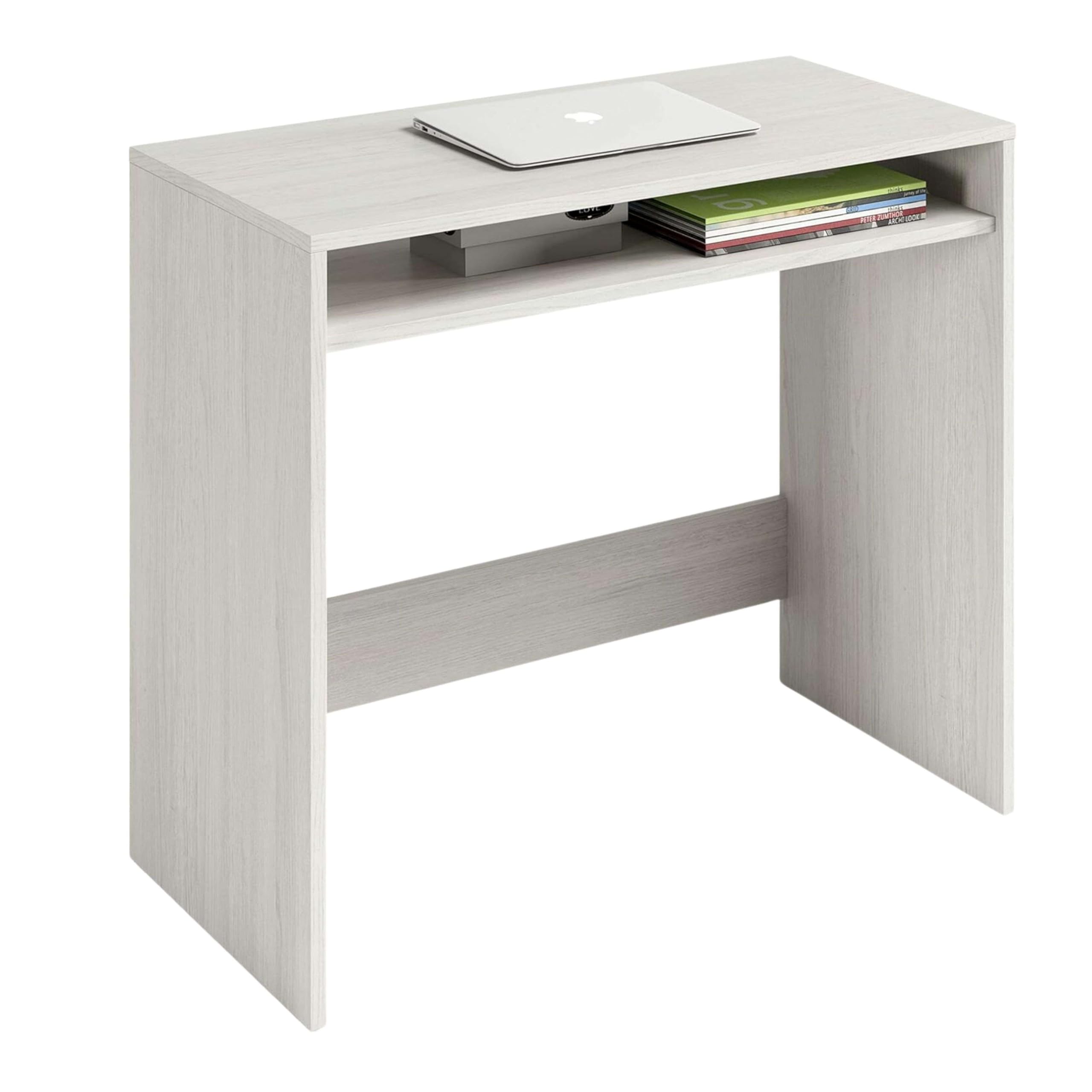 Miroytengo Pack Habitación Juvenil Infantil Completo Color Blanco Alpes Y Basalto (Cama Nido + Armario + Escritorio) con Somieres