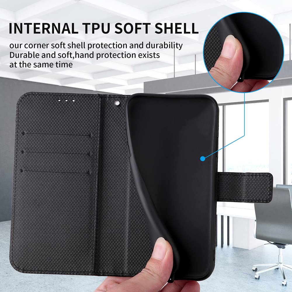 Coque Portefeuille OnePlus 8 Pro En Cuir PU - Porte-cartes Et Support Intégré - Marron