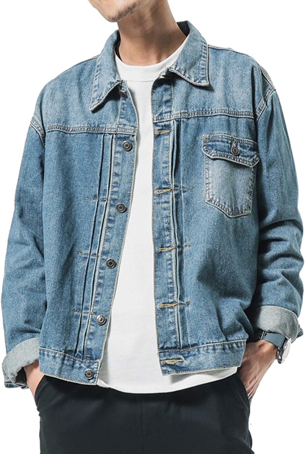 denim jacket men fit