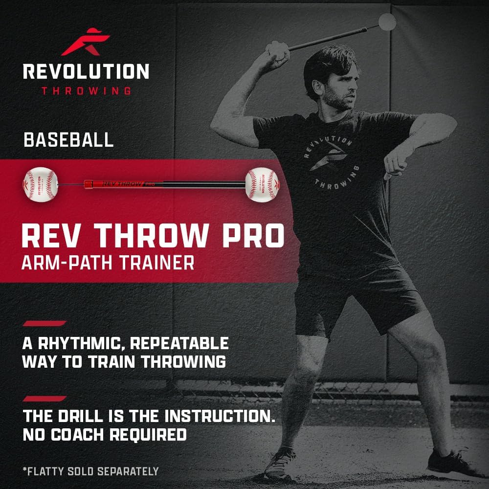 The Rev Pro Arm Path Trainer - Throwing & Pitching Trainer for Baseball, Softball, Waterpolo and Shoulder Warm-ups