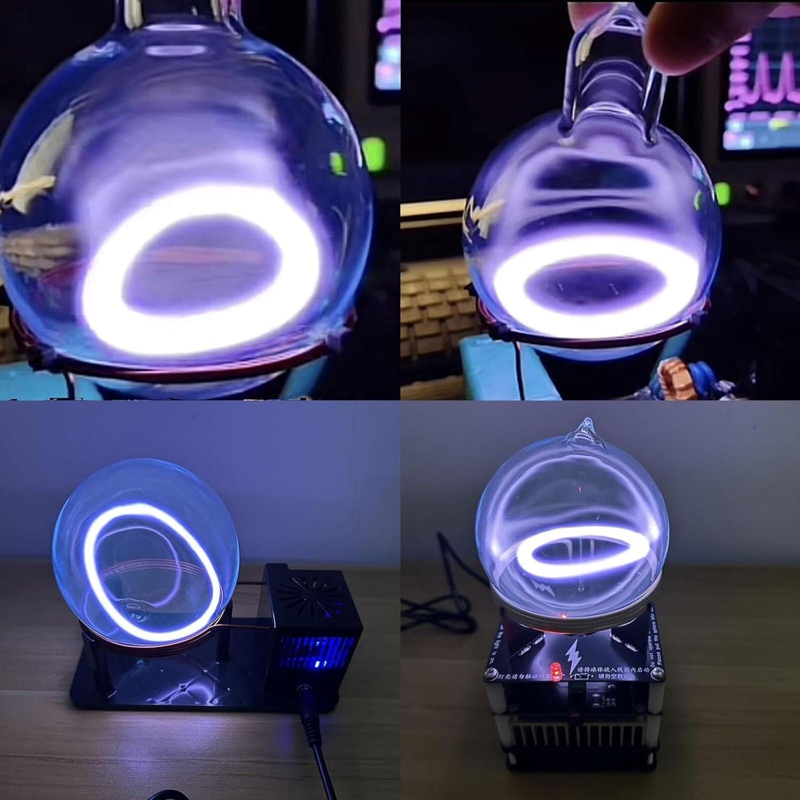 Kula z Toroidalnym Pierścieniem Plazmowym 3,54", Lampa Plazmowa diy