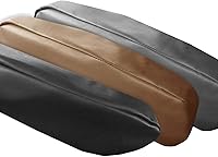 Vista 5 de FH Group Funda para reposabrazos de piel sintética de alta calidad, ajuste semiuniversal, un par, juego de 2 unidades, color gris