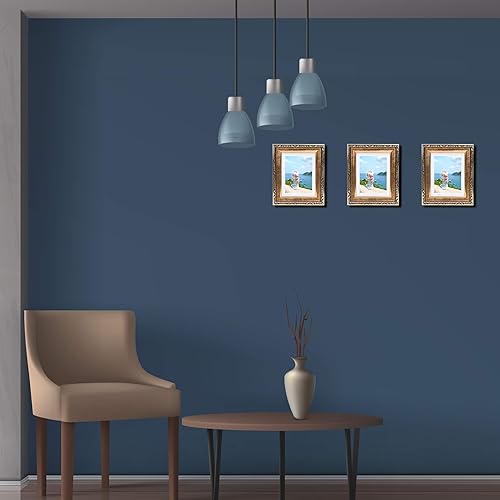 Miniatura 10 de Beyond Your Thoughts Marco de fotos de 8 x 10 pulgadas, 1 paquete antiguo con mate para plástico de color café de 5 x 7, vertical u horizontal, mesa