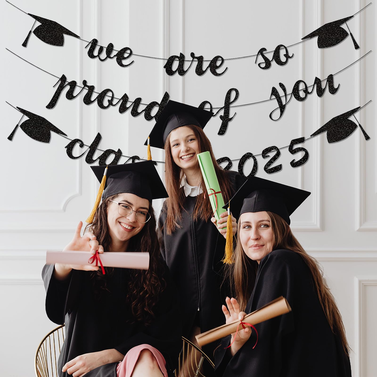 Addobbi Laurea 2025,Congratulazioni Striscione Palloncini In Foil LA MIA LAUREA Fascia Laureato Palloncini Laureato Rossa,Laurea Decorazioni Festa,Diplomato Gadeget Addobbi - Foto 6