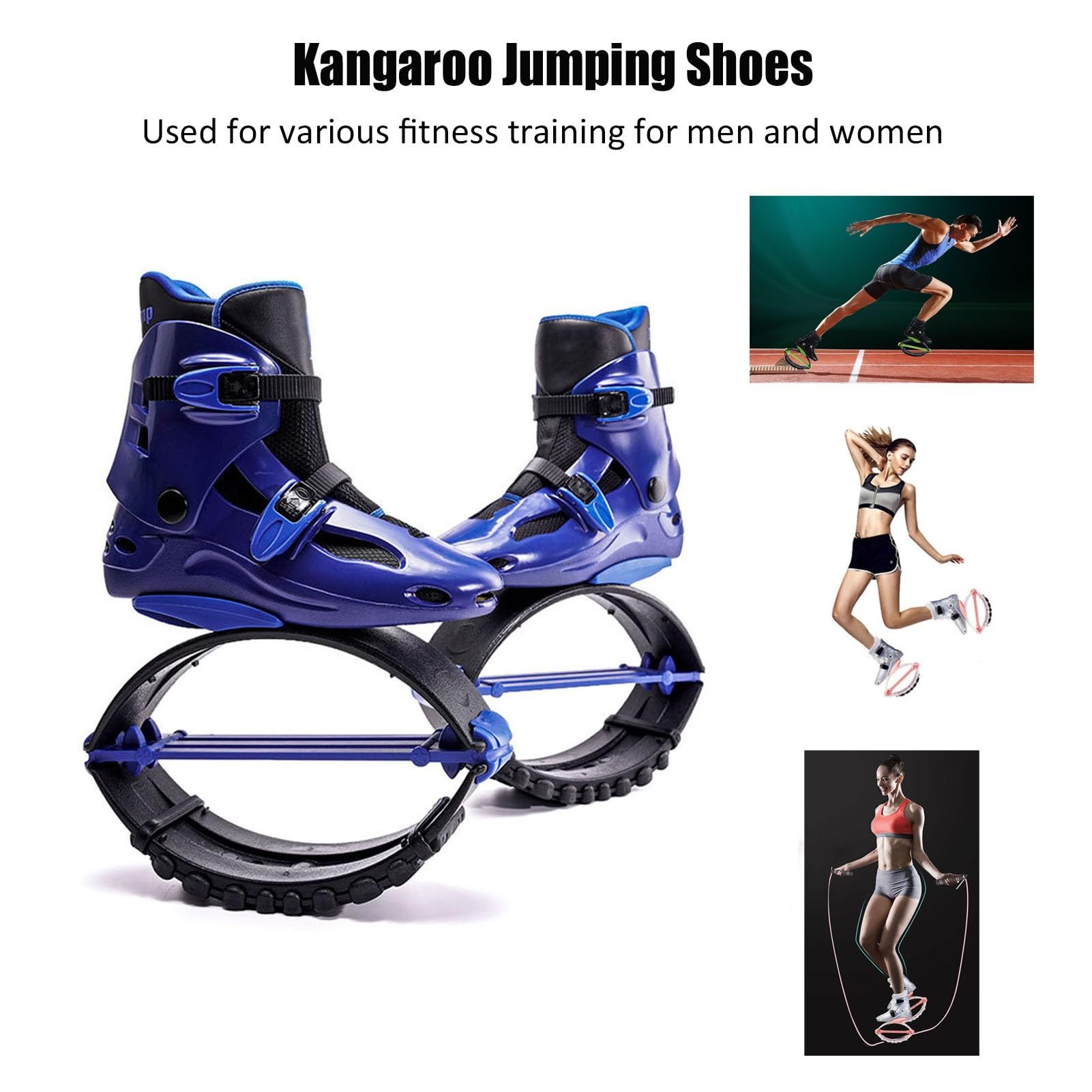 Scarpe da Salto Kangaroo Scarpe da Salto Kangaroo per Giovani, Scarpe da Allenamento Bounce Moon per Fitness e Palestra, Scarpe da Salto con Soletta