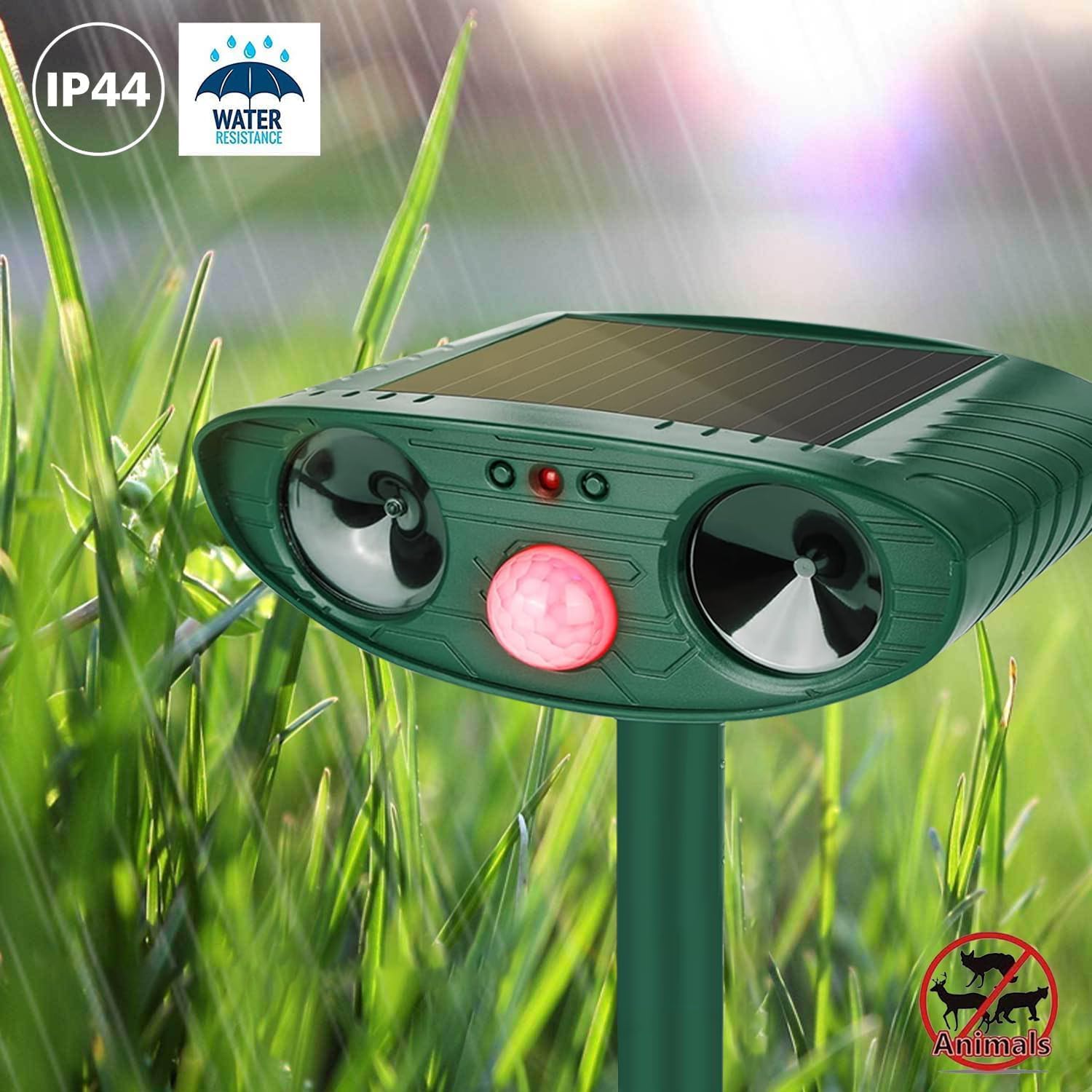 Katzenschreck Garten Ultraschall Solar Tiervertreiber, Animal Scarer BY1