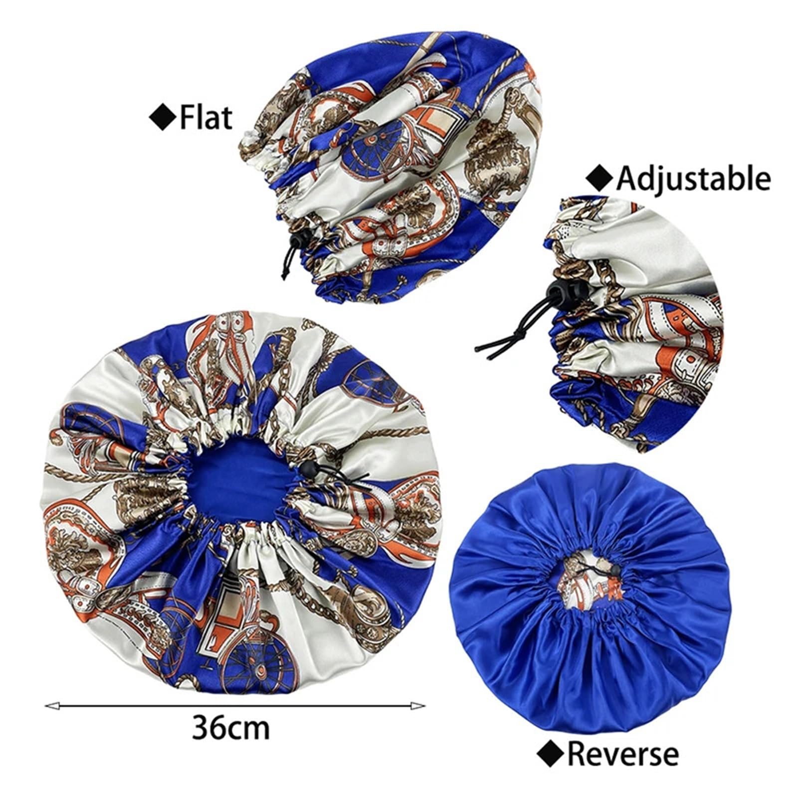 Soins capillaires Silk Bonnet Bonnet en soie soins des cheveux femmes nuit de sommeil doublure Satin doux Extra Large coiffe tête dame bandeau chapeau Pour femmes(Pink)