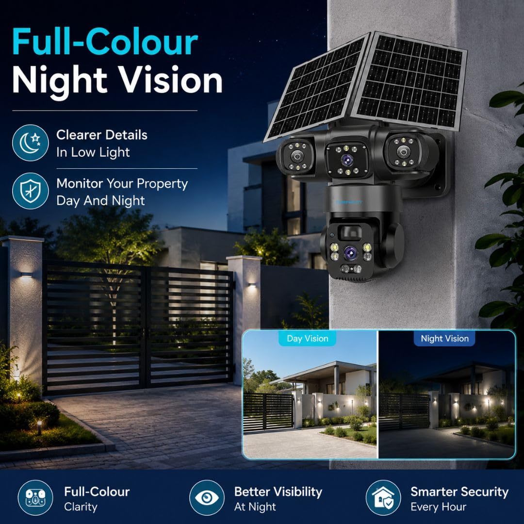 XUGA Cybernautt X10A Solar Security Camera -4