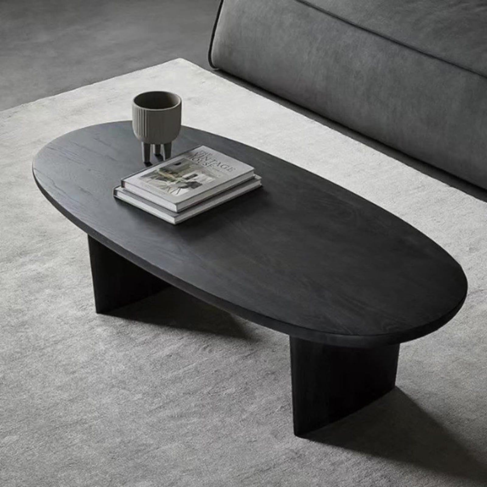 Table centrale minimaliste en bois pour vos moments en salon