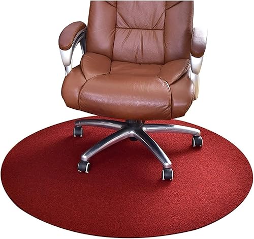 Tapete para silla de oficina, alfombra redonda multiusos antideslizante, resistente al desgaste para suelo de azulejos, silla rodante y escritorio