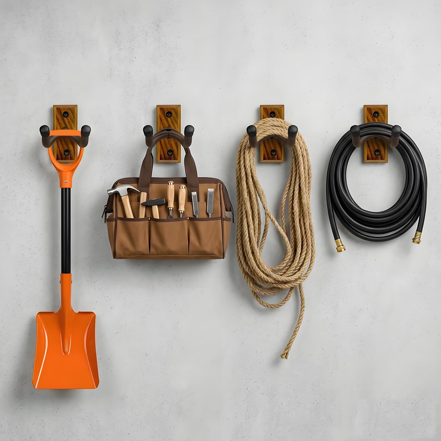 MUSO Colgador de pared para guitarra, colgador de madera natural, gancho de soporte para guitarra, se adapta a guitarra acústica, clásica, bajo eléctrico, violonchelo, violín, banjo, mandolina, cebra