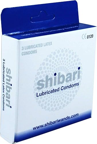Miniatura 8 de SHIBARI Preservativos de látex lubricado premium, caja de venta al por menor de 12 unidades