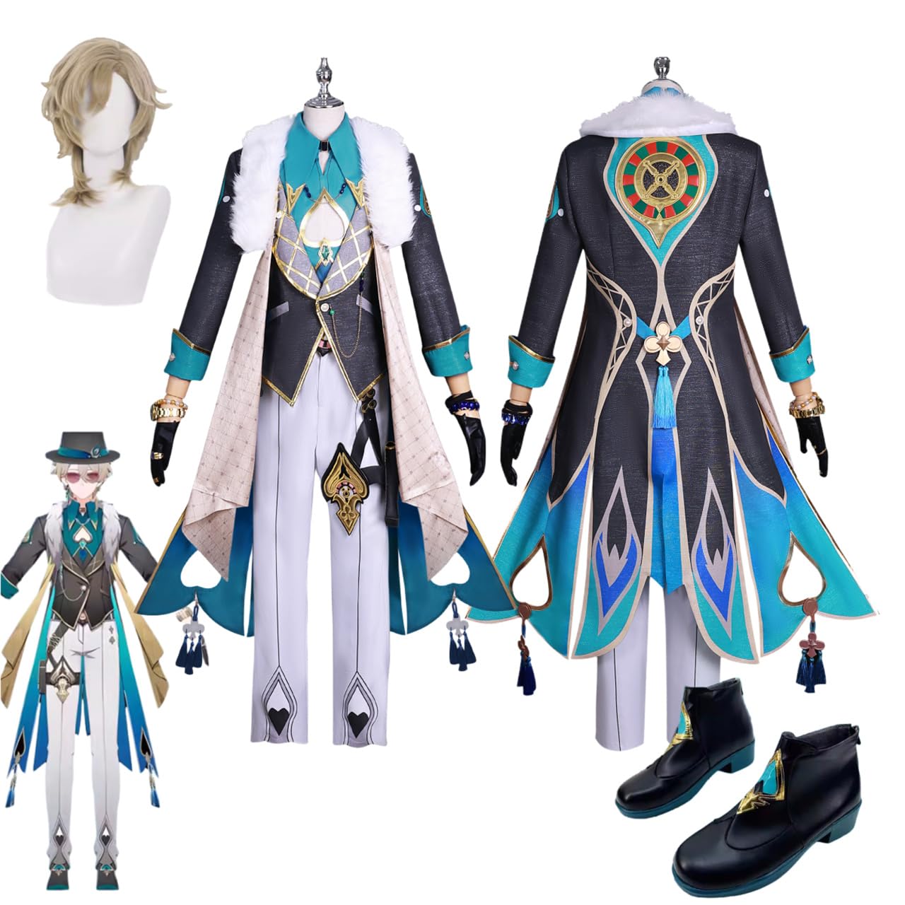 アベンチュリン　コスプレ衣装&靴&ウィッグセット済み 61y0jWmM1bL._AC_AC_SY350_QL65_.jpg