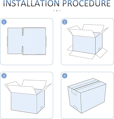Miniatura 8 de WHYNONAP Juego de 25 cajas de envío de 8 x 6 x 4 pulgadas, cajas de envío de plástico pequeñas para embalaje de pequeñas empresas, cajas de cartón