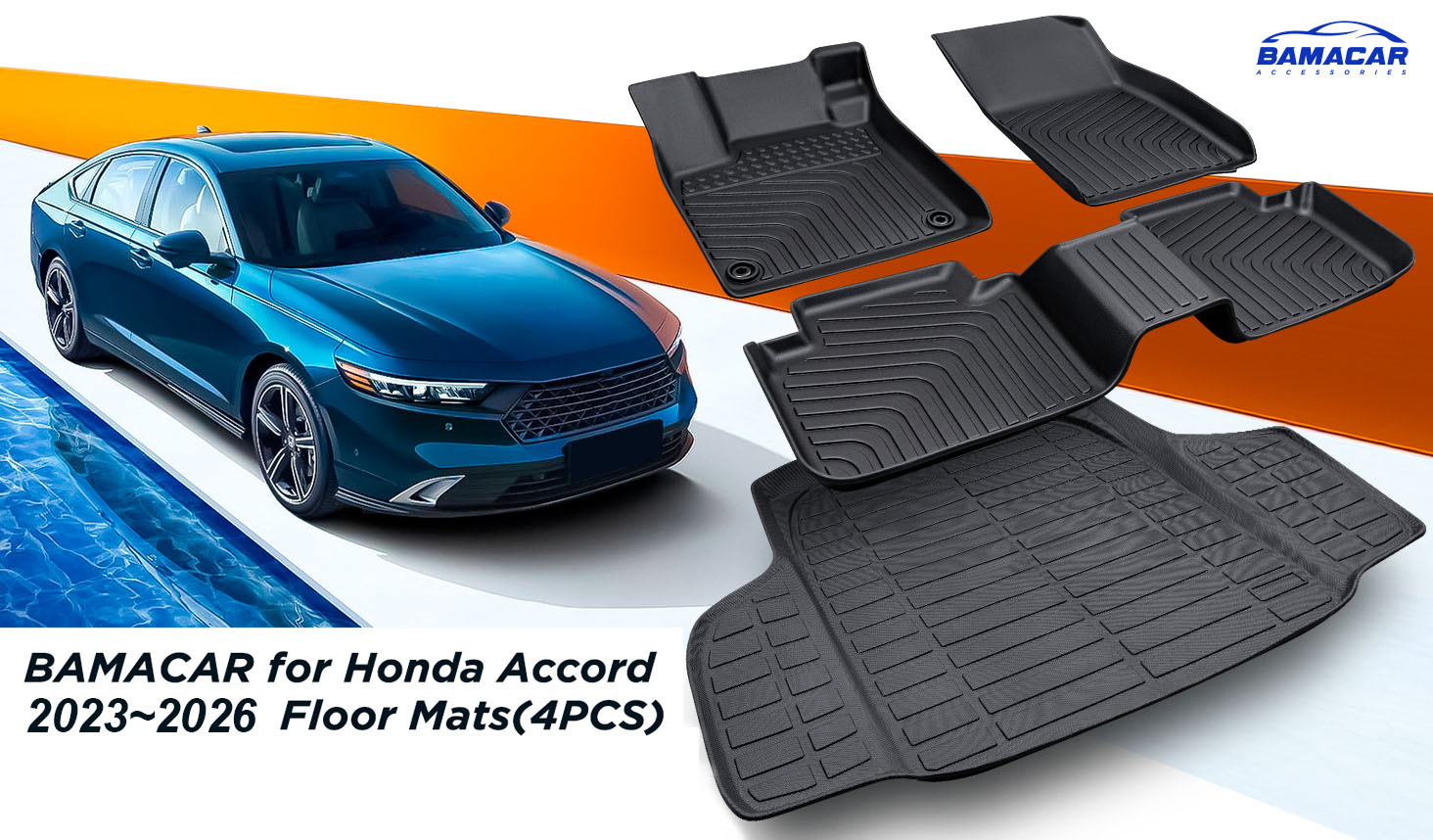 Amazon.com: All Weather Floor Mats Cargo Liner for Honda Accord