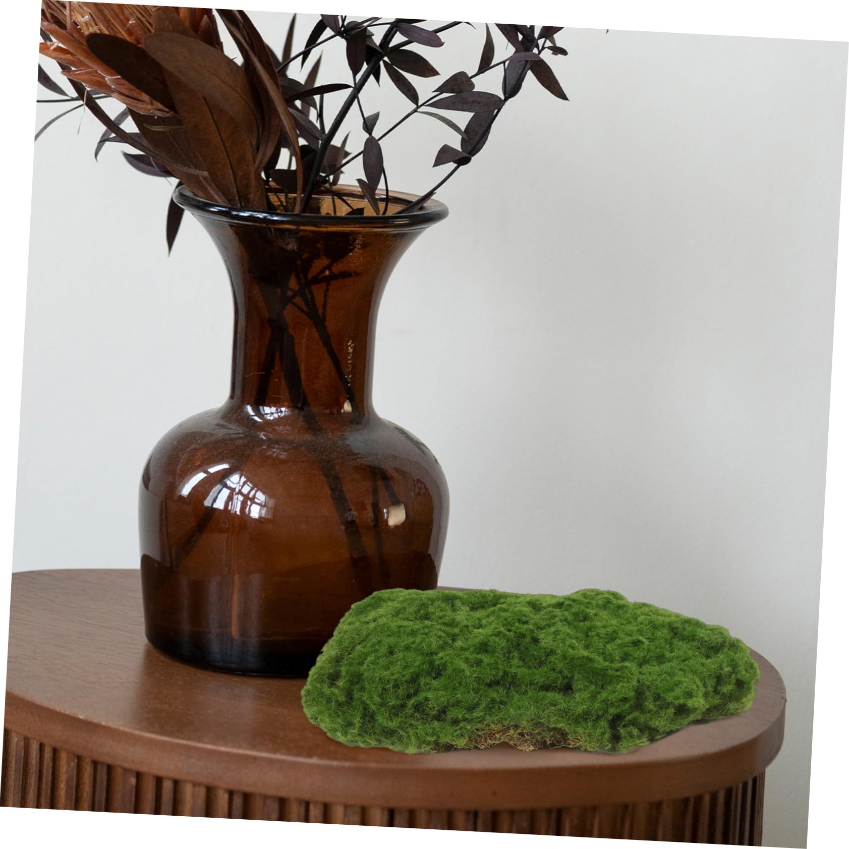 Artificial plants 4PCS Sztuczne zielone mchowe kamienie do akwarium i wróżki dekoracje ogrodowe do sezonowego wystroju rzemiosła i akcesoria ogrodowe flowers