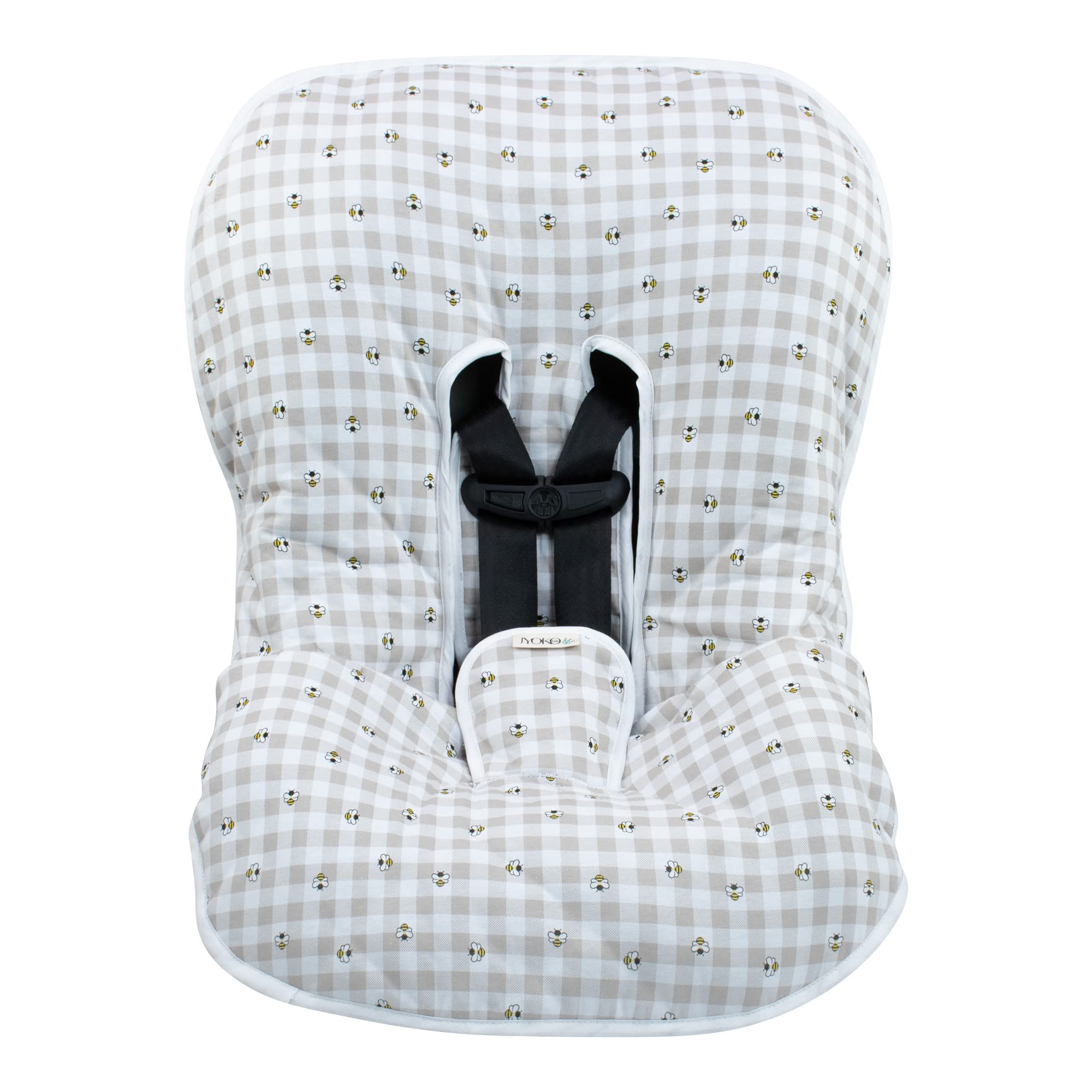 JYOKO Kids Funda de algodón Universal Acolchada para Portabebé (Picnic Vichy)