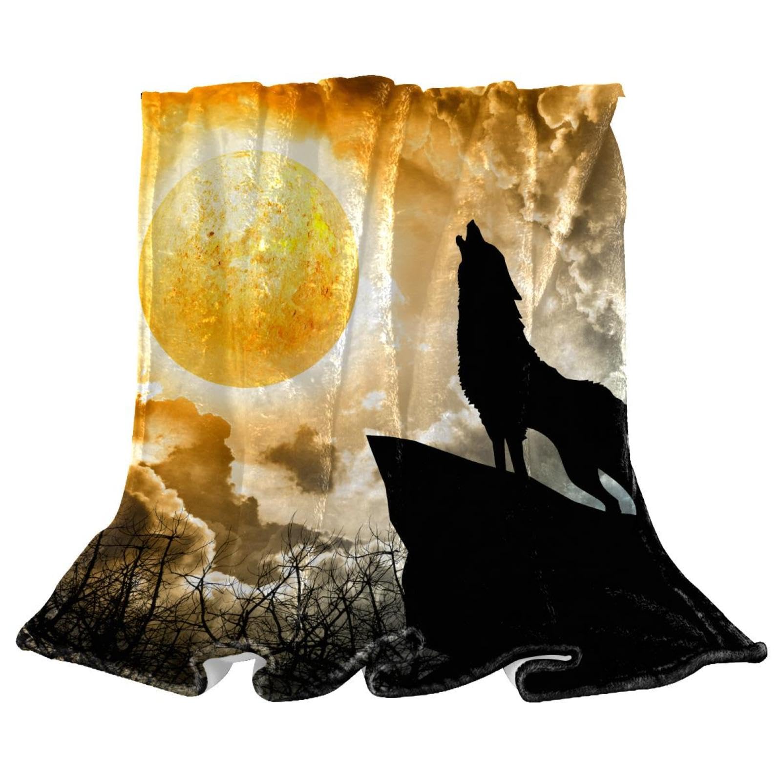 Couverture polaire loup le cadeau idéal pour réchauffer la chambre