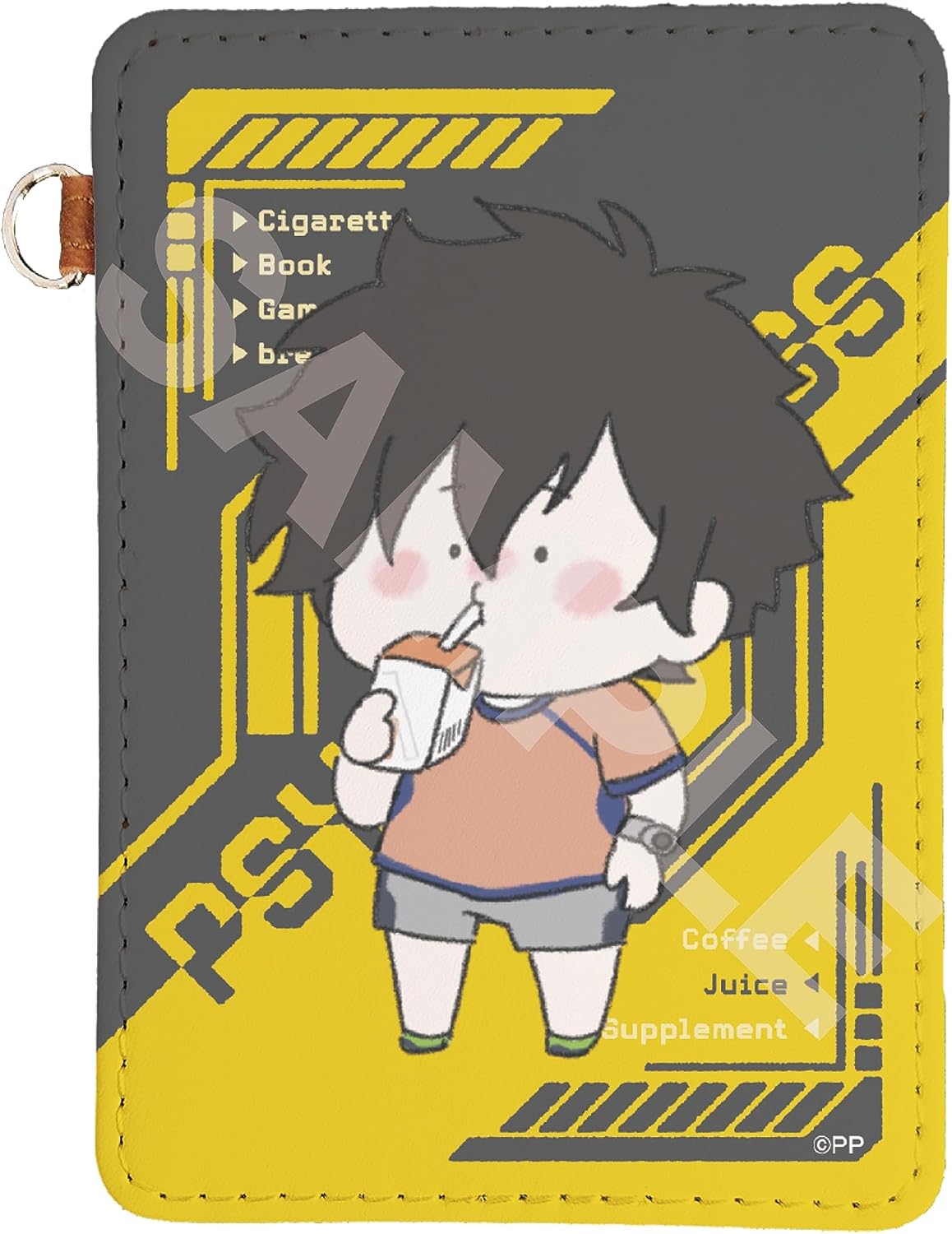 Psycho Pass Psychopath, Chiru Colle, Cautious, Leather Pass Case 08