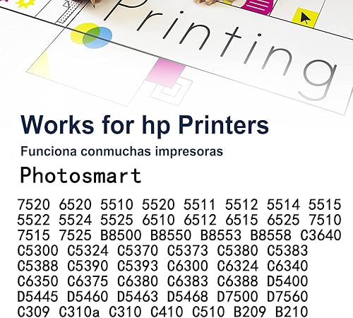 Miniatura 2 de 10 cartuchos de tinta para HP 564 compatibles con HP Photosmart 5520 6520 7520 5510 6510 7510 7525 B8550 C6380 D7560 Premium C309A C410 Officejet
