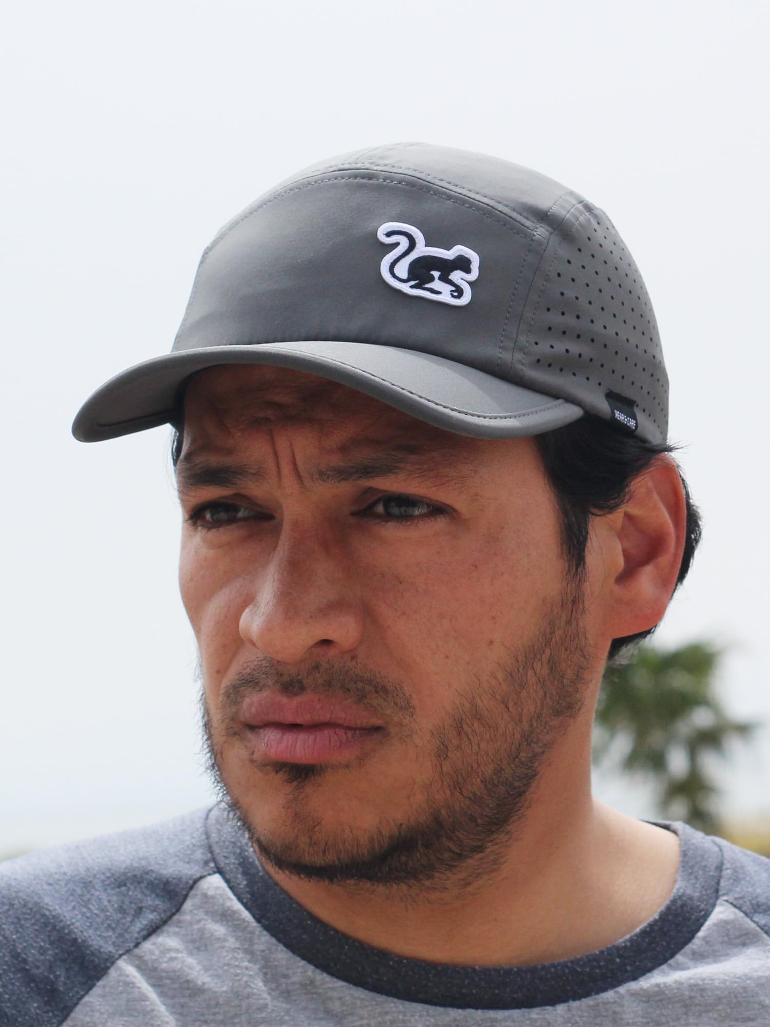 Surf Monkey | Casquette de running à séchage rapide pour homme/femme – 5 panneaux – Taille unique