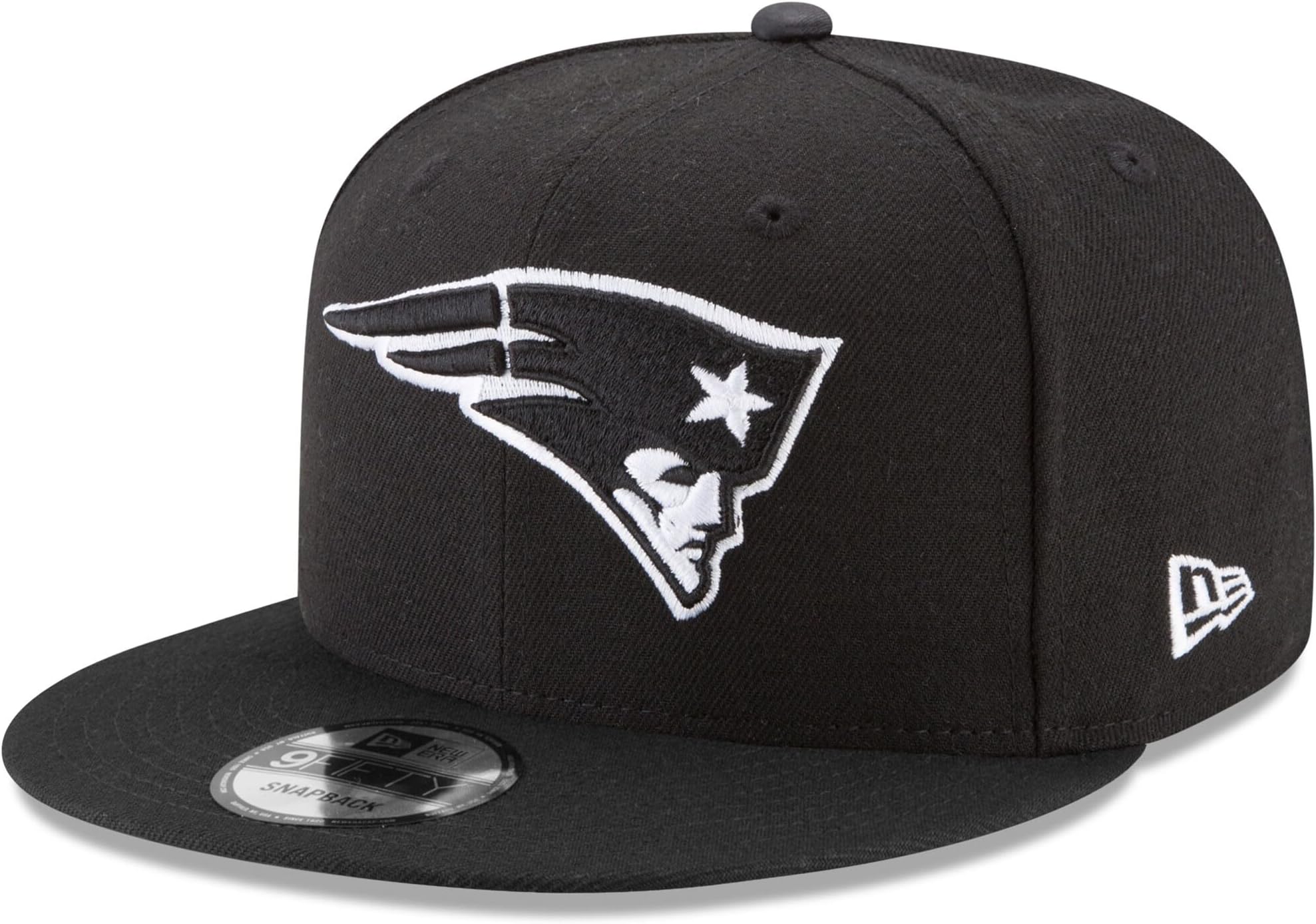 NFL 9FIFTY Black White Adjustable Snapback Hat Cap One Size Fits All