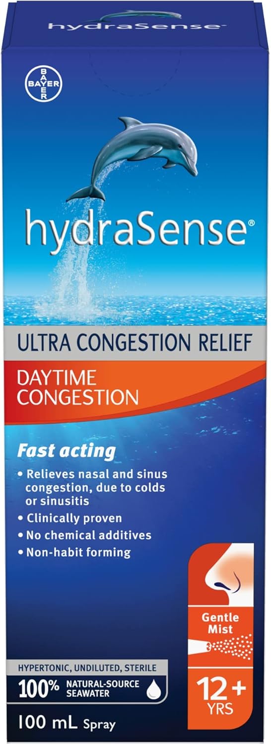 HydraSense Congestion Relief Nasal Spray, Specialty Nasal Care, 100