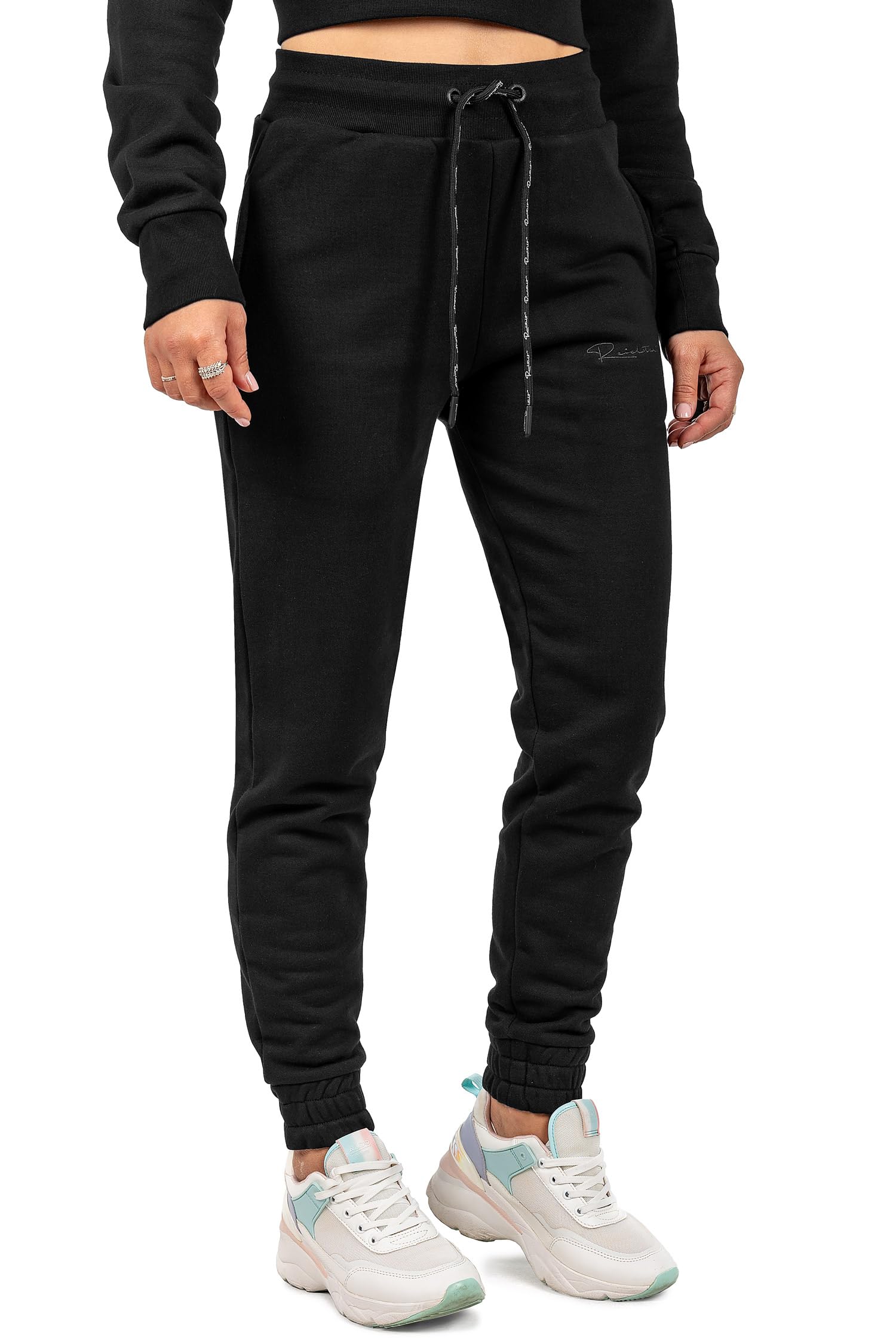 Reichstadt Pantaloni Jogger Donna Vita Alta Slim Fit