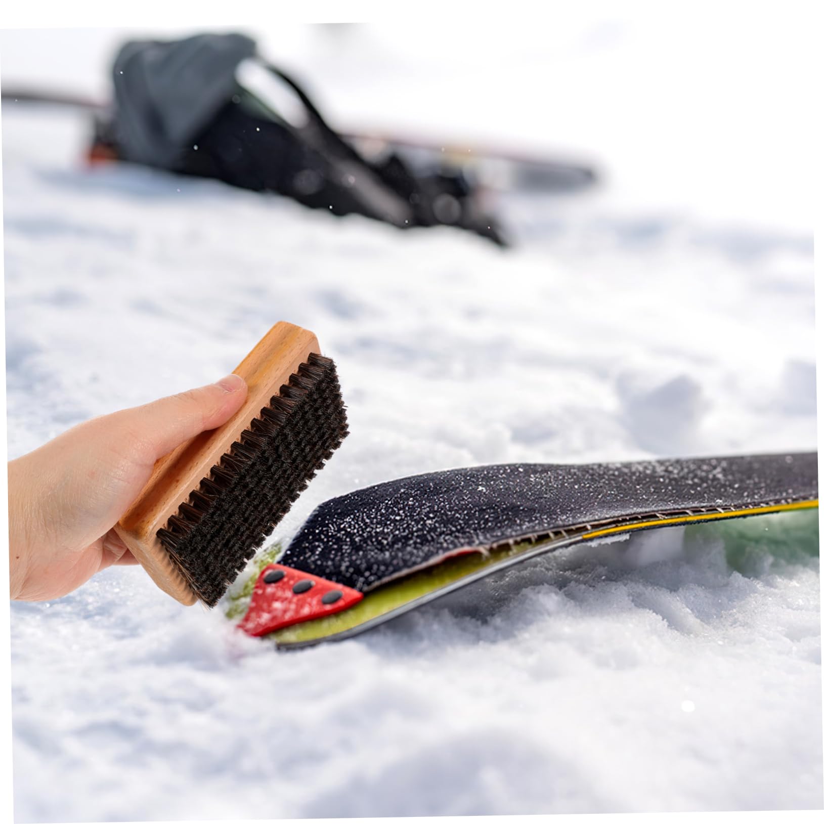 Abaodam 3 Pièces Brosse à Fartage pour Skis Outil De Nettoyage Manuel Kit De Brosses pour Snowboard Accessoire De Ski