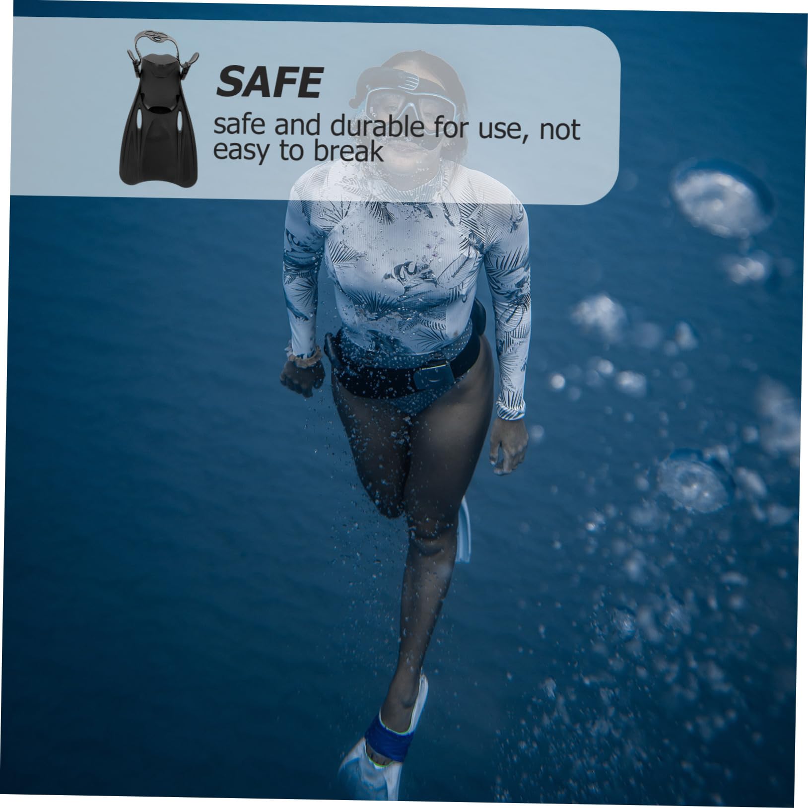 Yardwe Schwimmflossen Schwimmschnorchel Schnorcheln Schwebend Schwimmbad Paddel Strand Erwachsene Schwimmkappe Schwimmen Ohrstöpsel Sup Flipper Schwimmweste Plastik Black