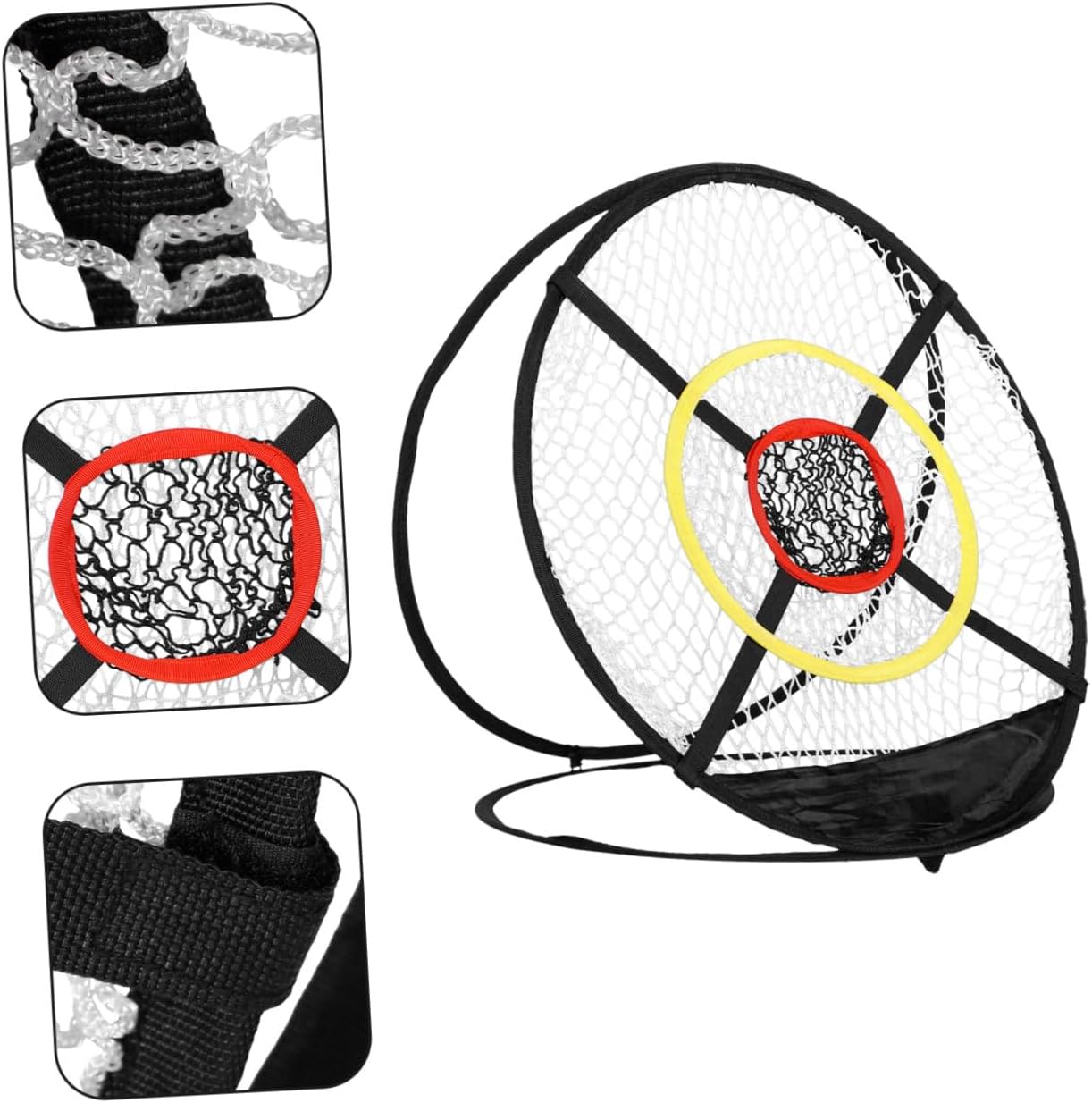 TOYANDONA Golf Chipping Net with Efficient Ball Capture and Folding Golf Ball Bag for Home Outdoor Training Suitable for Tennis Courts
