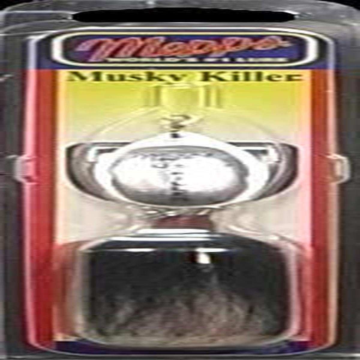 Mepp's Musky Killer Spinnerbait, Silver-WHT-Tail, One Size (BM S-W)