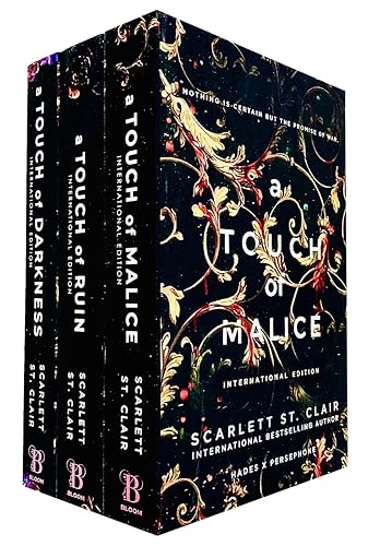 Hades X Persephone 3 Books Collection Set By Scarlett St. Clair (A Touch of Darkness, A Touch of Ruin & A Touch of Malice)