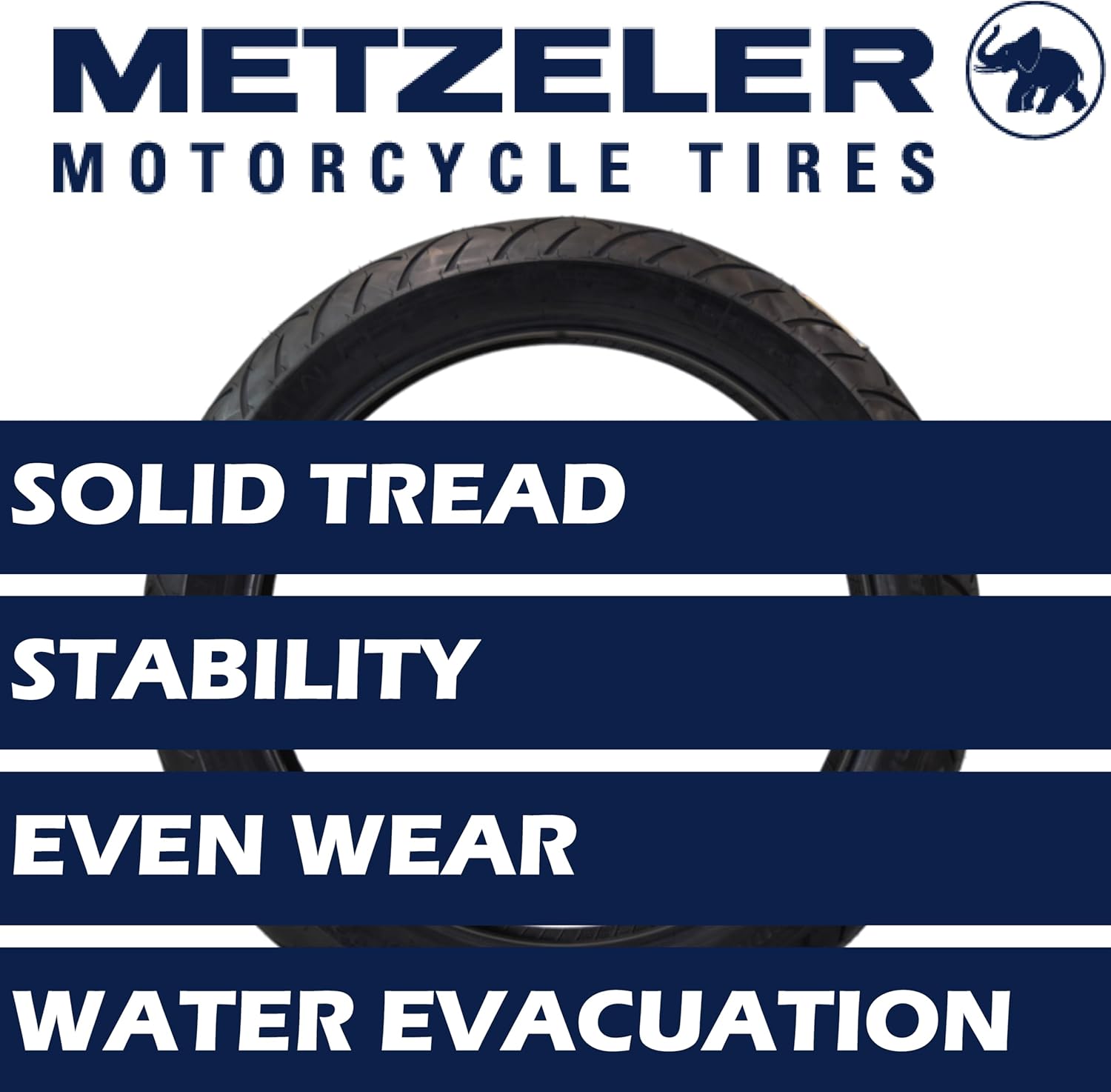 Metzeler Cruisetec 120/70B21 68H TL V-Twin Reinforced Motorcycle Front Tire - Performance Perfected for Cruiser, Custom & Heavy Tourers w/Enhanced Handling & Comfort - with Keychain