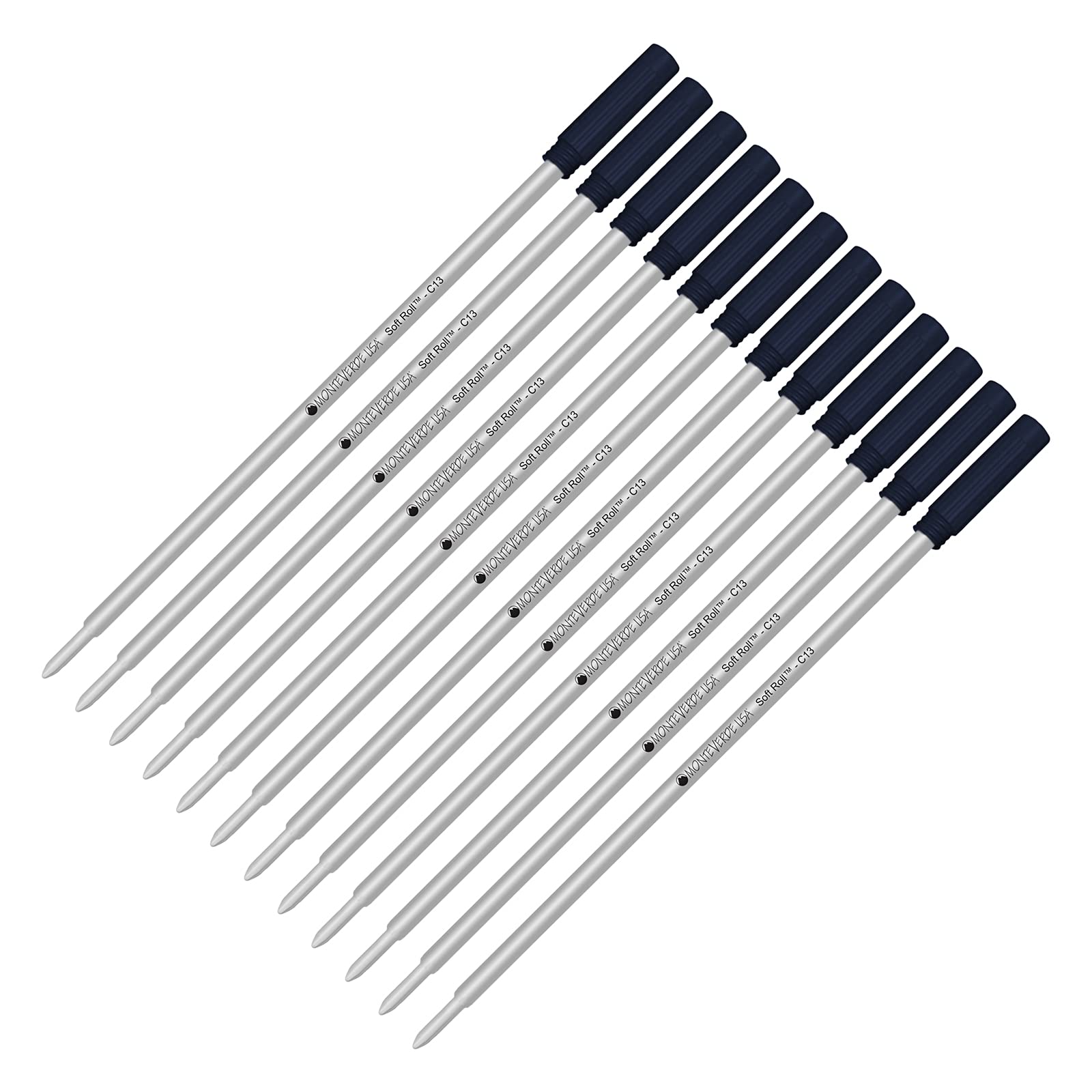 12 Pack – blueblack Soft Roll von Monteverde Kugelschreiber für Cross Kugelschreiber