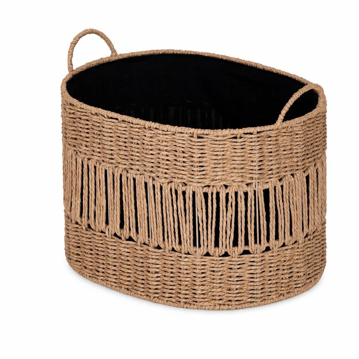 Contenedores Organizadores de Seagrass Tejidos a Mano para Almacenamiento en el Hogar, para la sala - para el baño, Cesta de almacenamiento de estilo japonés, tejida a mano, pequeña