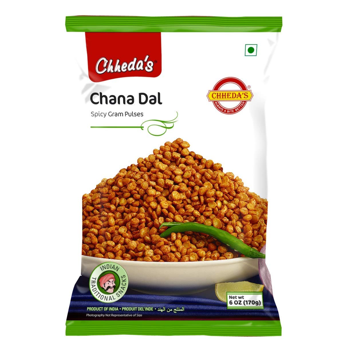 Chhedas - Chana Dal - Chatpata Chana Dal Namkeen - Spicy Chana Dal Masala Snacks - 170gm Pack of 1 (B09TW6KCT4) Amazon Price History, Amazon Price Tracker