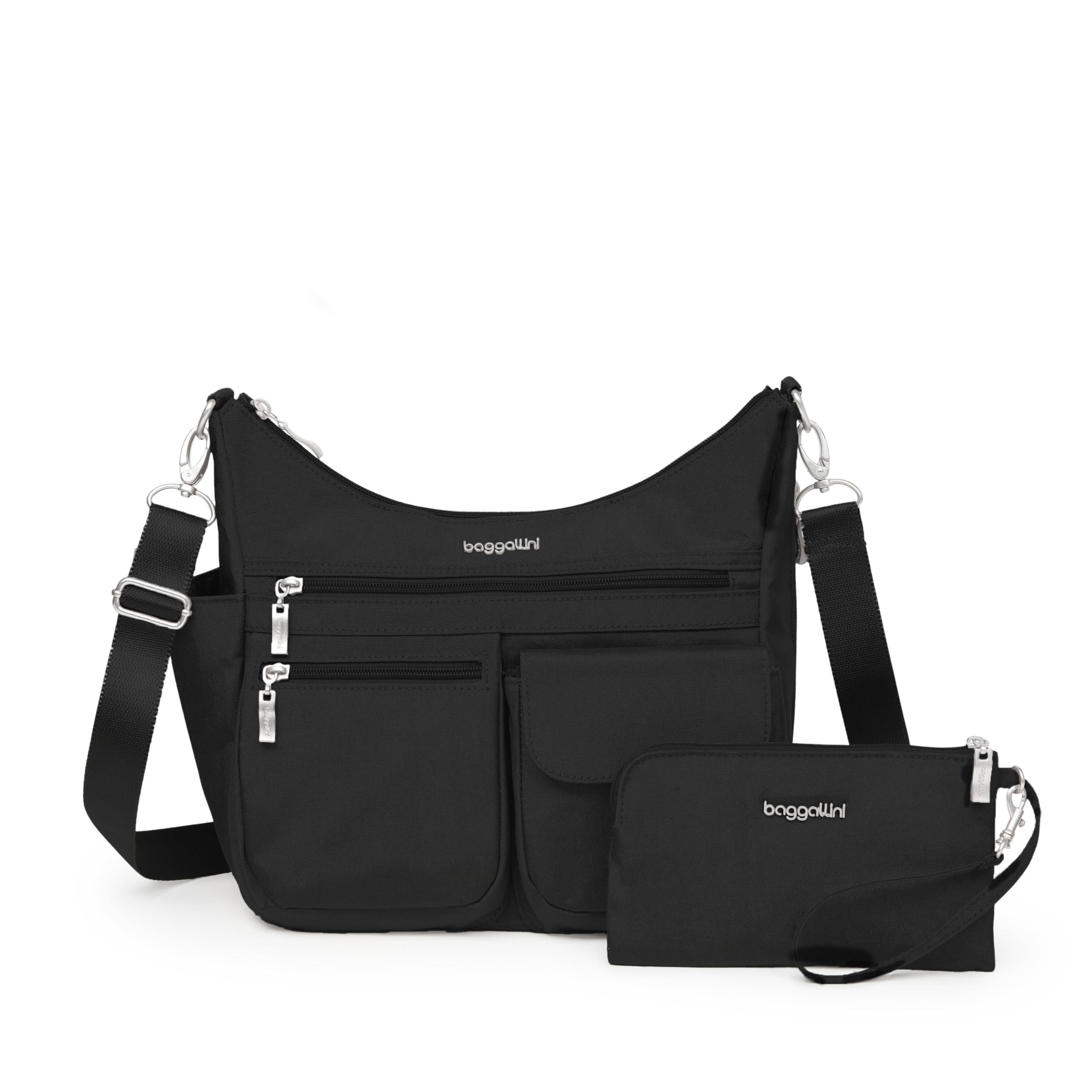 Baggallini Women's Modern Everywhere Bag, Black, One Size