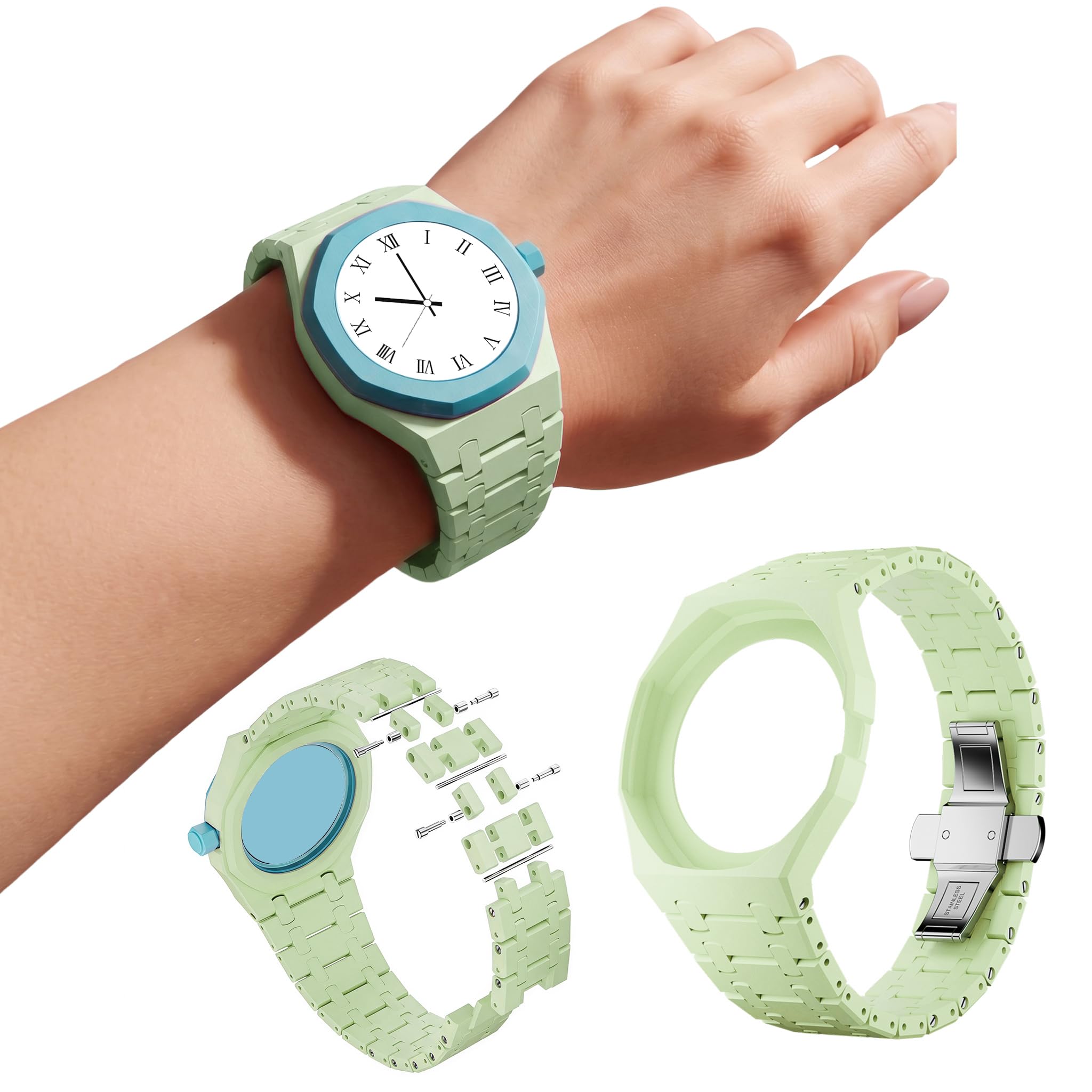 Cinturino biomateriale per Swatch X Royal Pop regolabile uomo donna