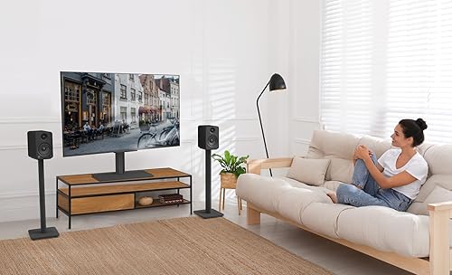 Miniatura 10 de Kanto Altavoces alimentados YU4MB con Bluetooth y preamplificador de teléfono integrado, modo de espera y arranque automático, control remoto