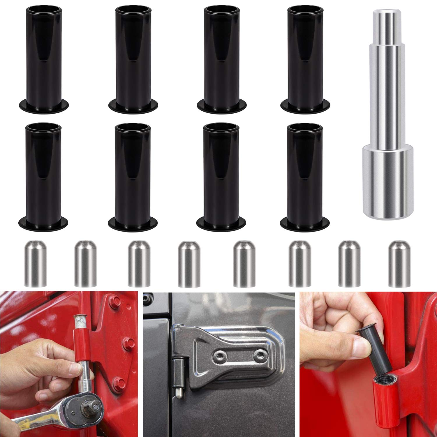 Buy Danti Door Pin Guides Hinge Liners and Door Bushing Removal Tool