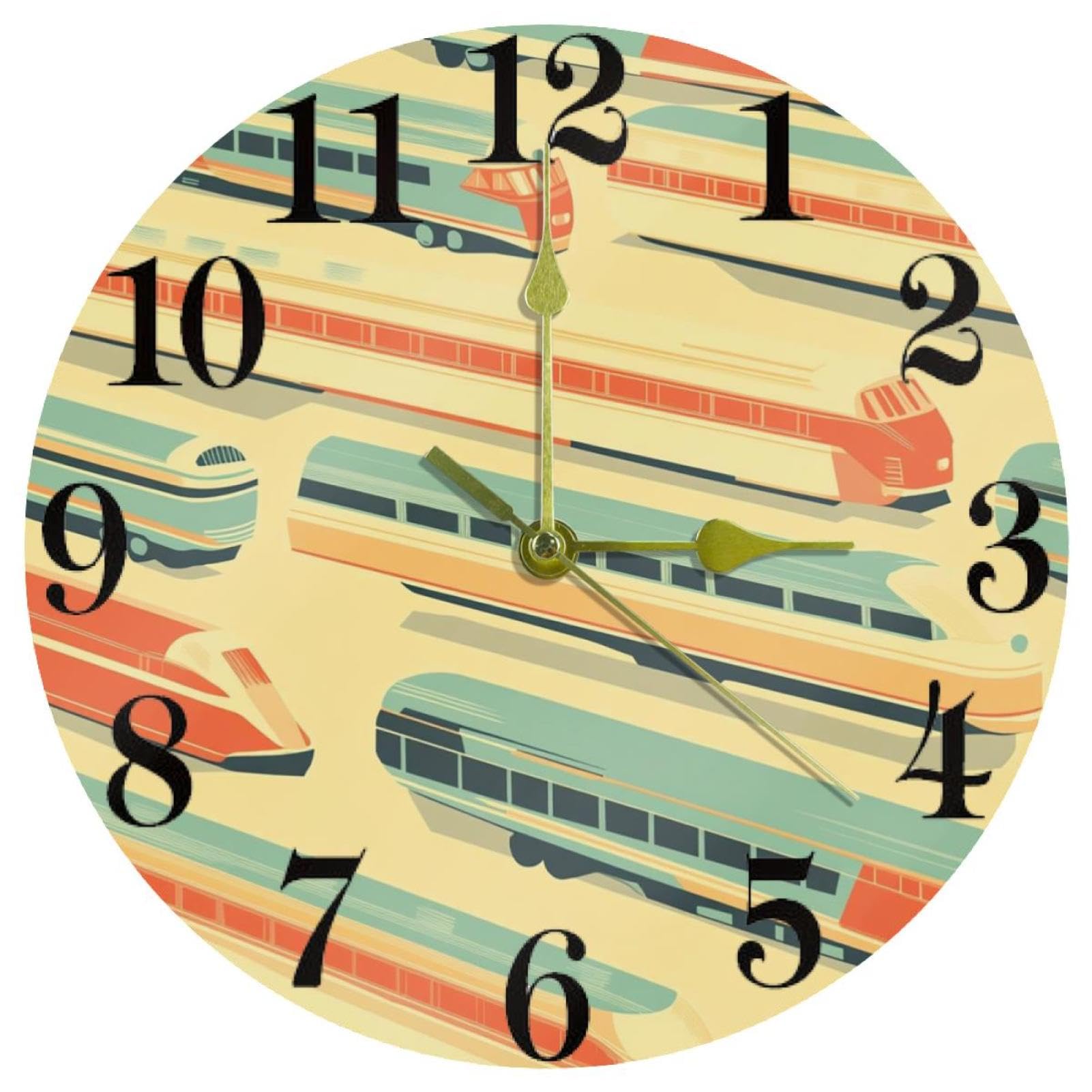 Horloge murale silencieuse résolvant les nuisances sonores dans la chambre