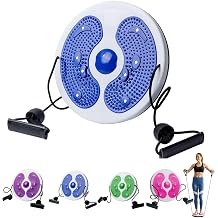 Waist Sculptor Twist,Ab Twist Waist Disc Board,Adjustable Waists Trainer Twisting Disc with Handles,Up to 220 lbs for Core & Abs Exercise,Dizzy Twisting Board for Slimming Workout & Reflexology