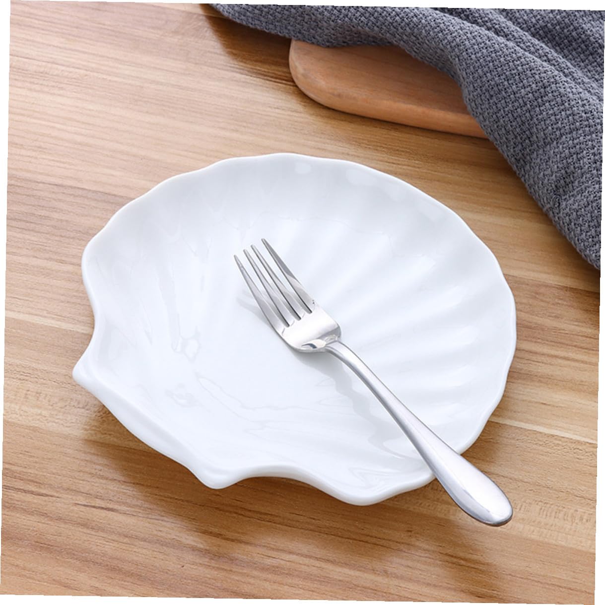 2 Pezzi Piatti da Portata in Ceramica Forma di Vassoio Decorativo Riutilizzabile per Cena per BBQ Torta Pasta Insalata Facile da Pulire e Conservare