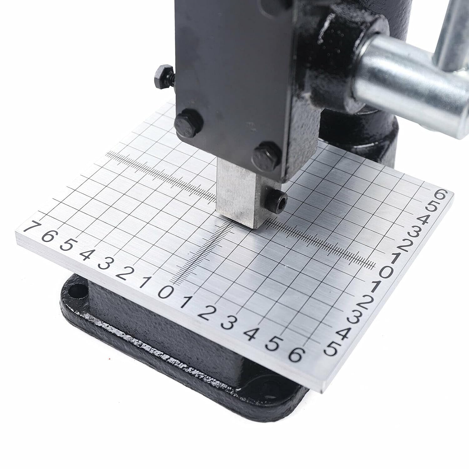 Leather Press Imprinting Machine, Manual Punching Stamping Logo Press Leather Hole Tool for Punching, Pronging and Stamping