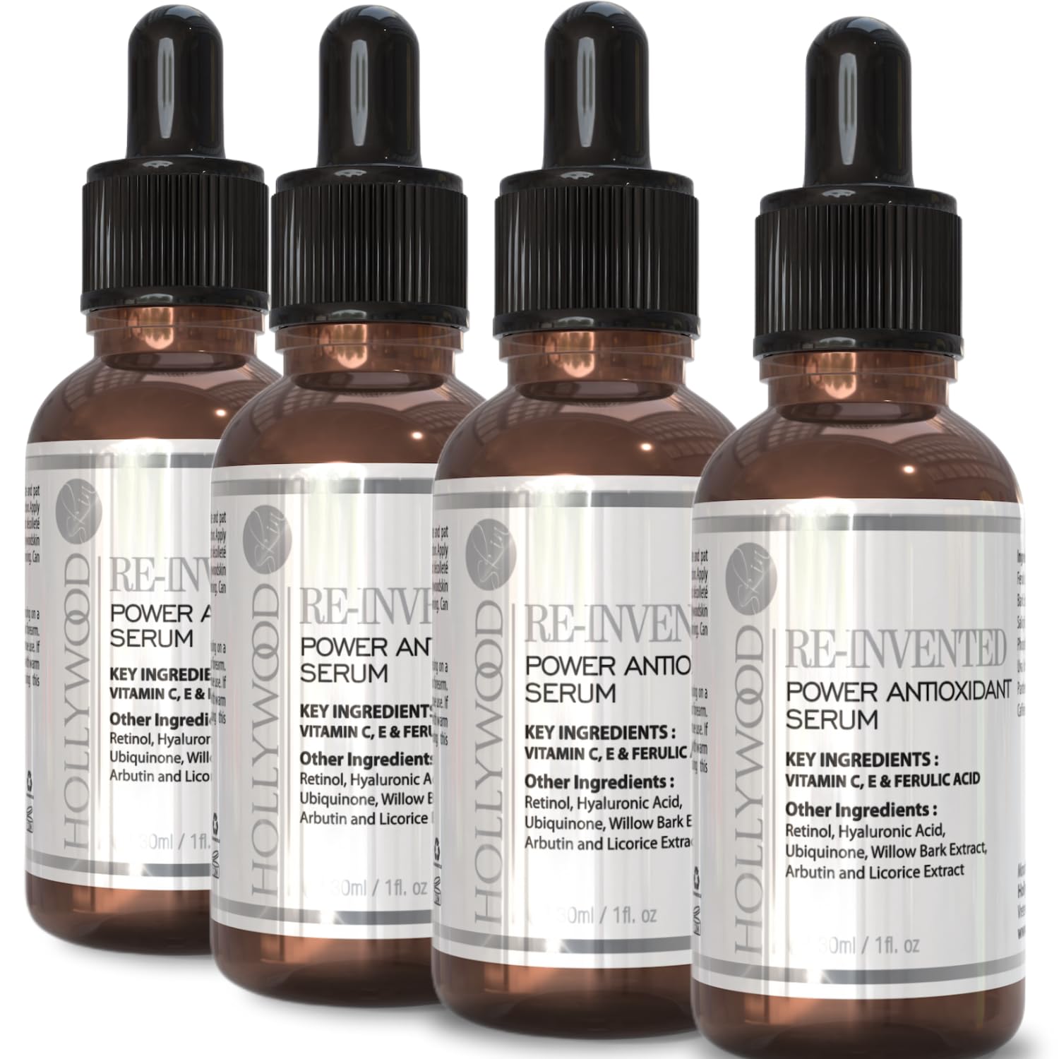 20% Vitamin C Serum for Men | 4X Strength | With 1.02% Ferulic Acid & 1% Vitamin E – Powerful Anti-Aging Face Serum, Brightening & Hydrating Skincare – Moisturizer for Wrinkles & Fine Lines – 30ml