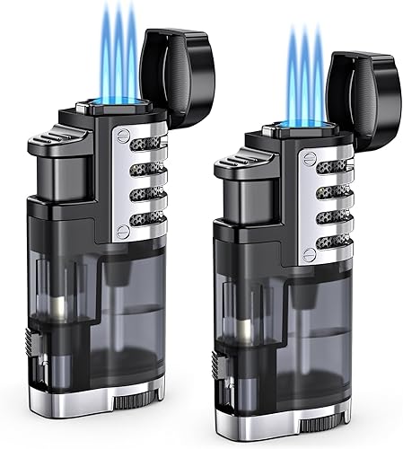 Torch Lighter Butane Refillable Triple Jet Flame Torch Lighters