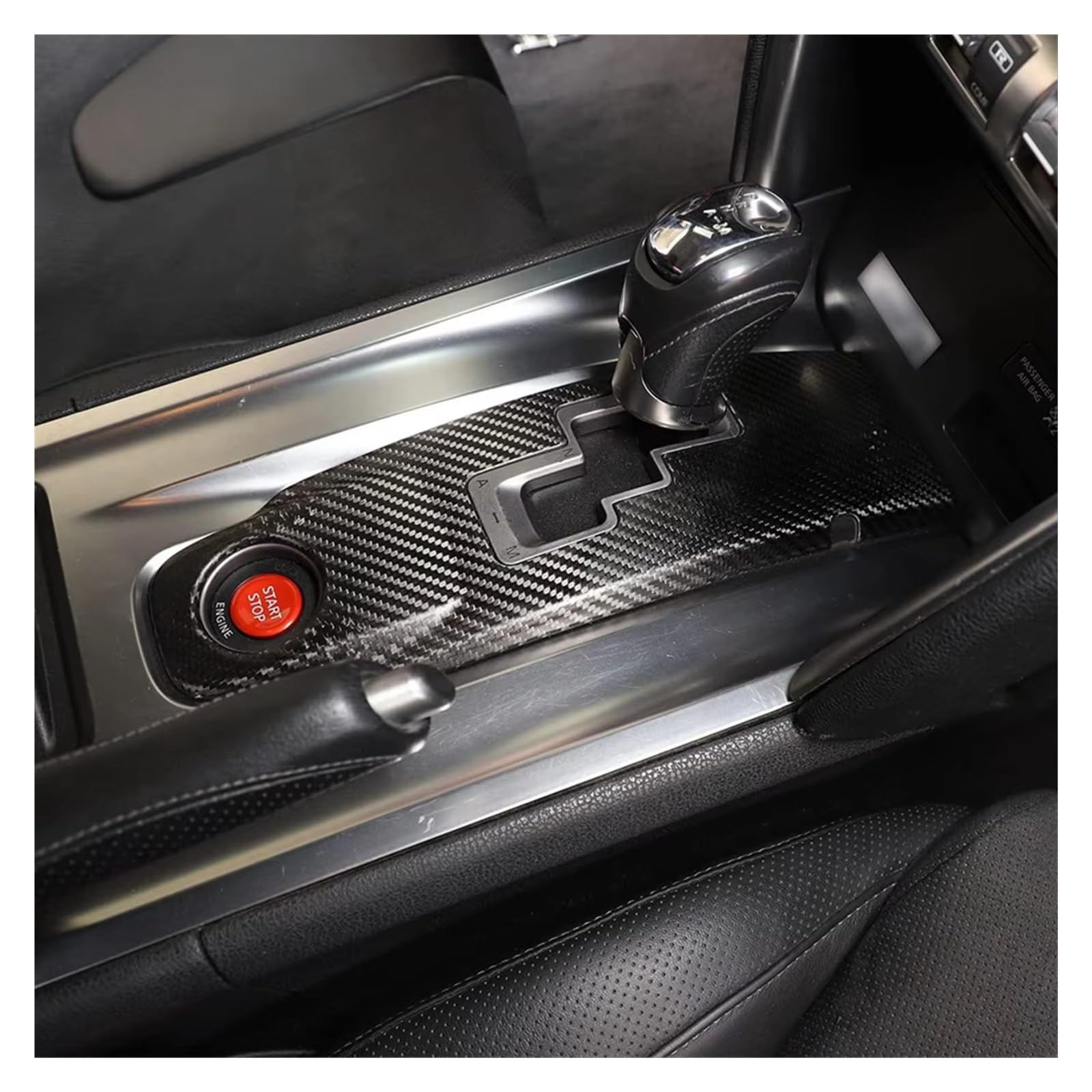 Accessori Interni Auto Per Nissan Per GTR R35 2008-2016, Pannello Del Cambio In Fibra Di Carbonio A Secco, Cornice Decorativa, Rivestimento Interno modanature interne